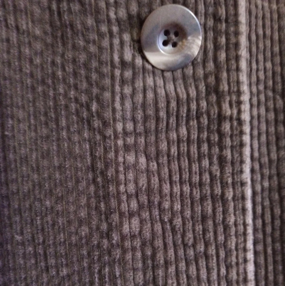 J Jill dark brown corduroy swing barn jacket - Picture 6 of 11